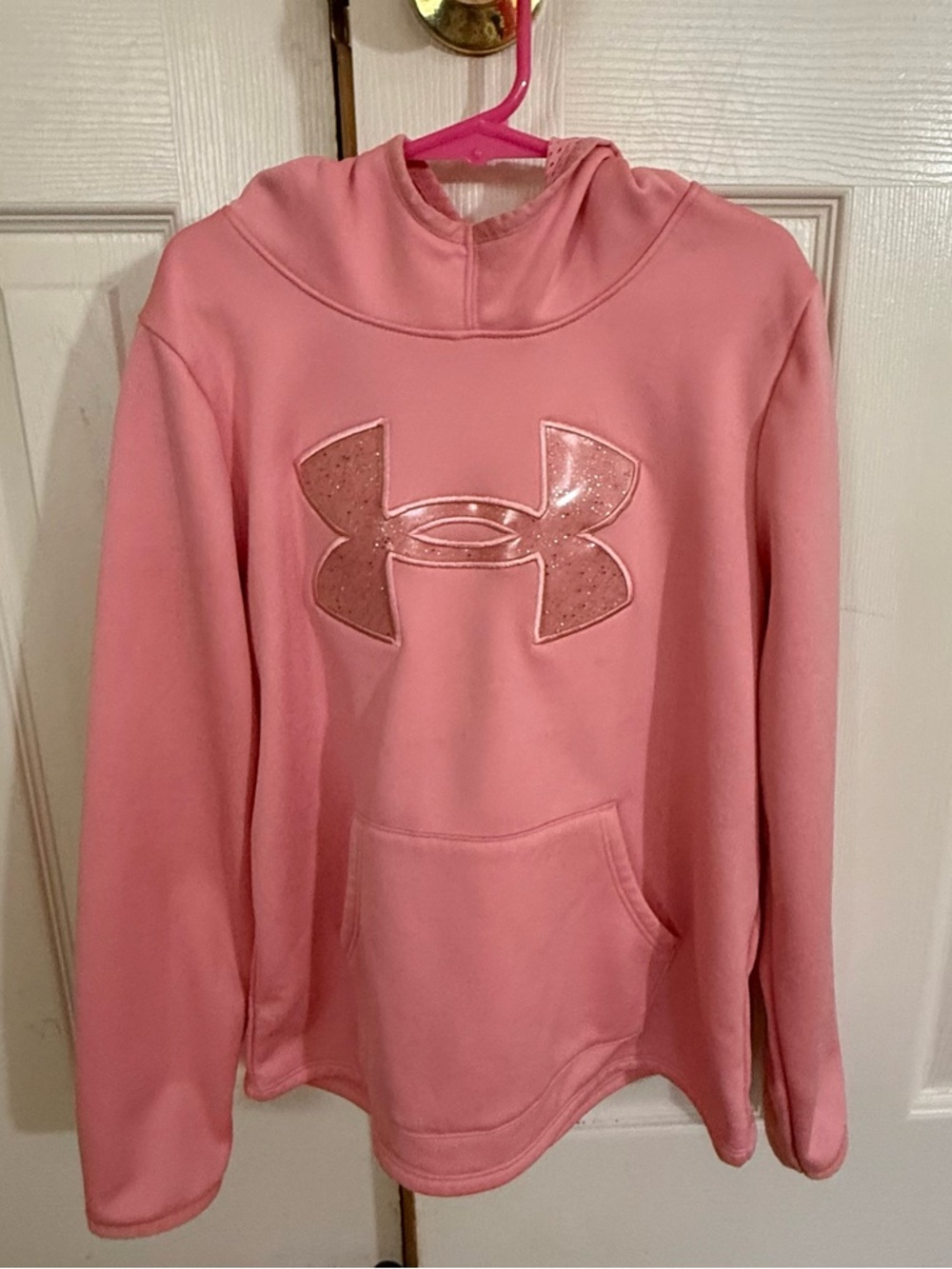 Under Armour Lightweight Pink Pullover Hoodie